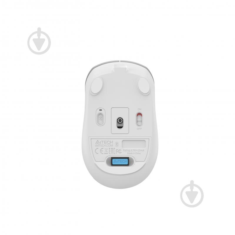 Мышка A4Tech бесшумная BT+RF (Combo), 2000DPI grey (FB26CS Air) - фото 6