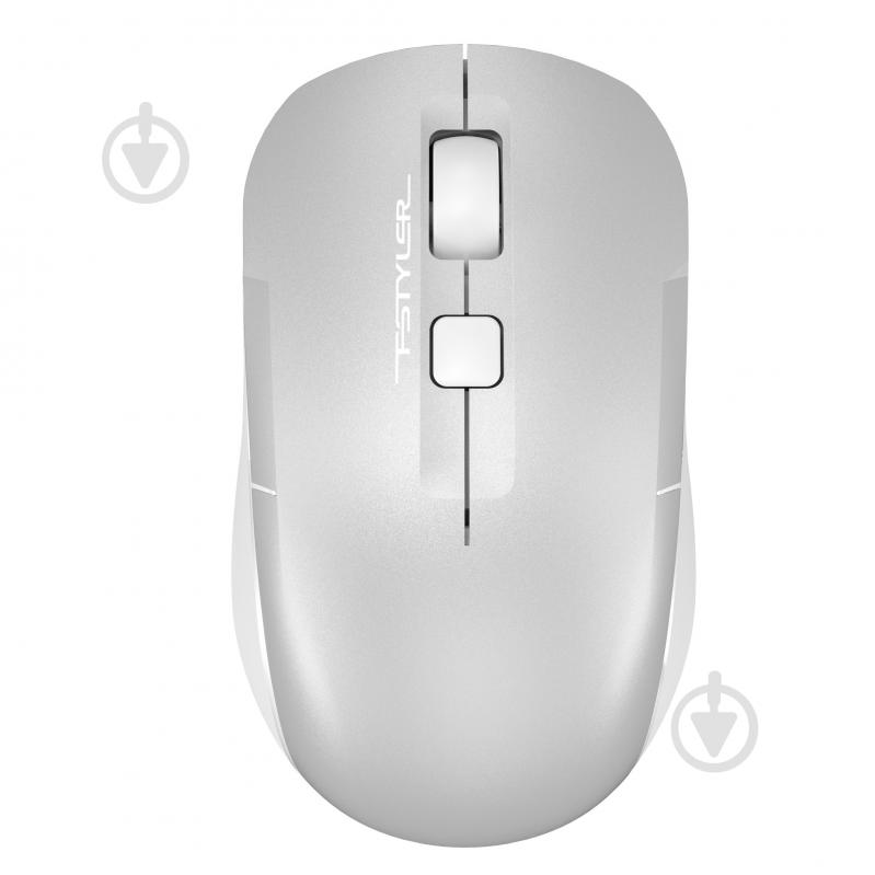 Мышка A4Tech бесшумная BT+RF (Combo), 2000DPI grey (FB26CS Air) - фото 1
