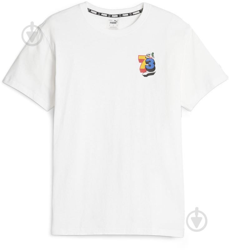 Футболка Puma TRASH TALK SS TEE 2 62207201 р.XL белый - фото 1