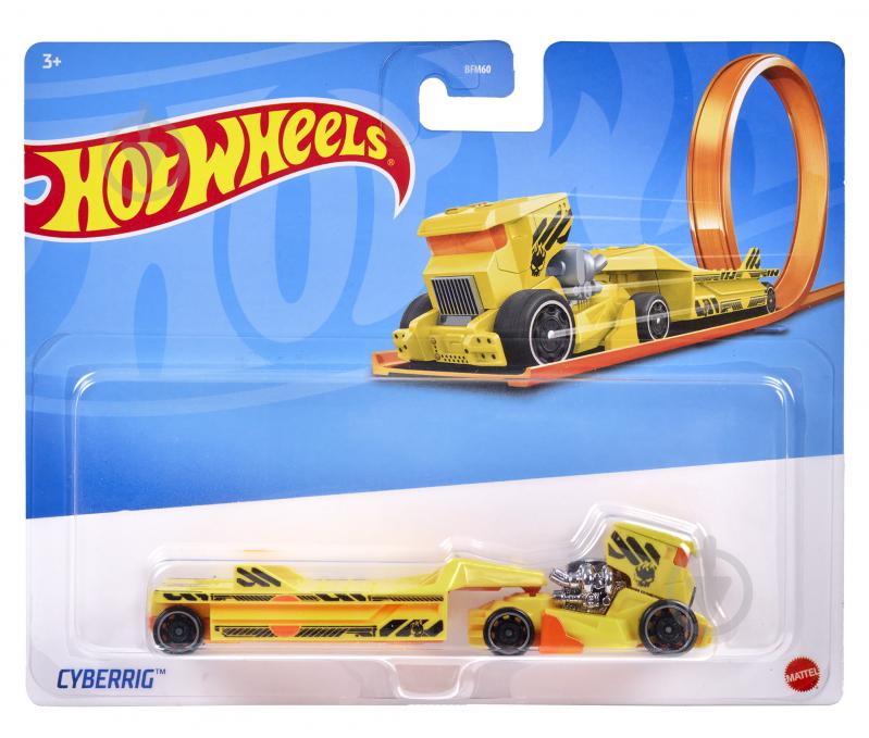 Машинка инерционная Hot Wheels Грузовик-трейлер (в асс.) BFM60 - фото 7