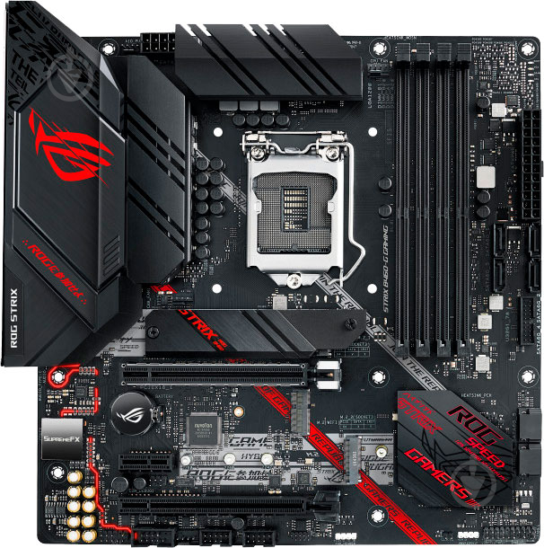 Материнська плата Asus STRIX B460-G GAMING (Socket 1200, Intel B460, mirco ATX) - фото 3