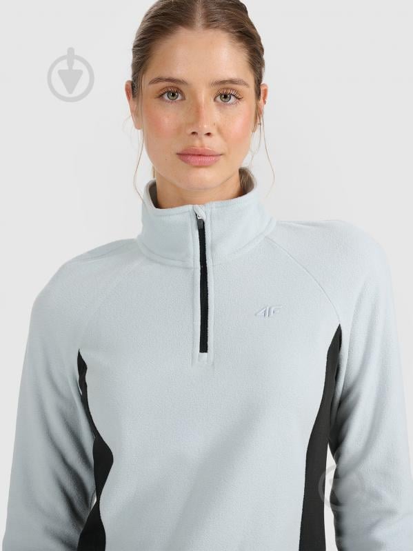 Джемпер 4F FLEECE UNDERWEAR F064 4FWAW25UFLEF064-34S р.XL синій - фото 4 Джемпер 4F FLEECE UNDERWEAR F064 4FWAW25UFLEF064-34S р.XL синій - фото 4