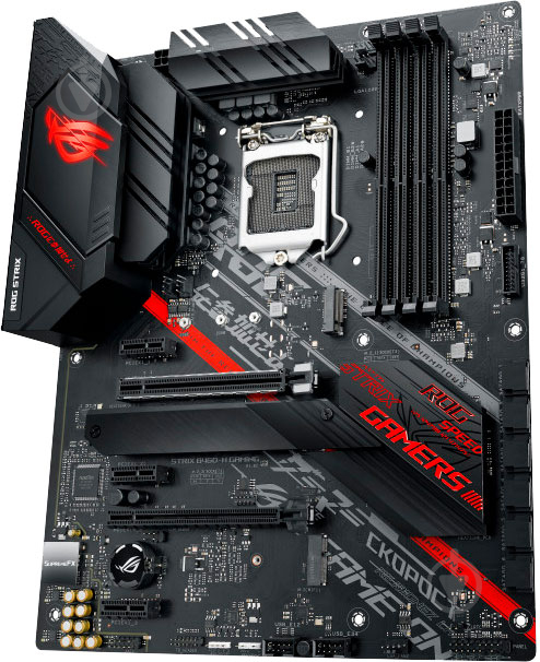 Материнская плата Asus STRIX B460-H GAMING (Socket 1200, Intel B460, ATX) - фото 2