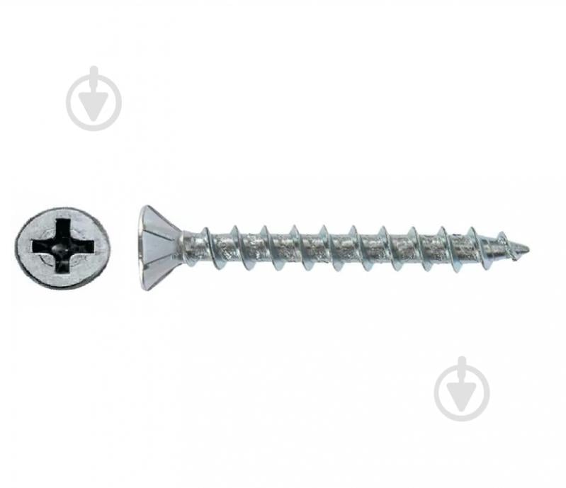 Шуруп для ПВХ потайная головка Expert Fix ЦБ 4x20 мм 30 шт. белый цинк (9P14020-2bp) - фото 1