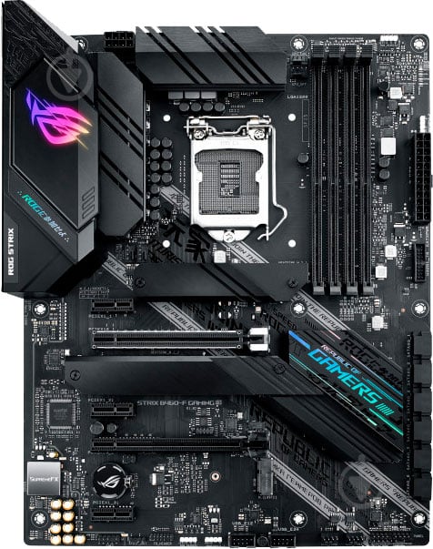 Материнська плата Asus STRIX B460-F GAMING (Socket 1200, Intel B460, ATX) - фото 1