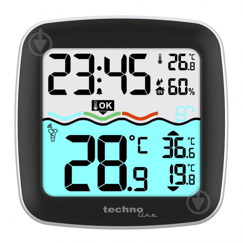 Термогигрометр Technoline Black (WS9059) - фото 2