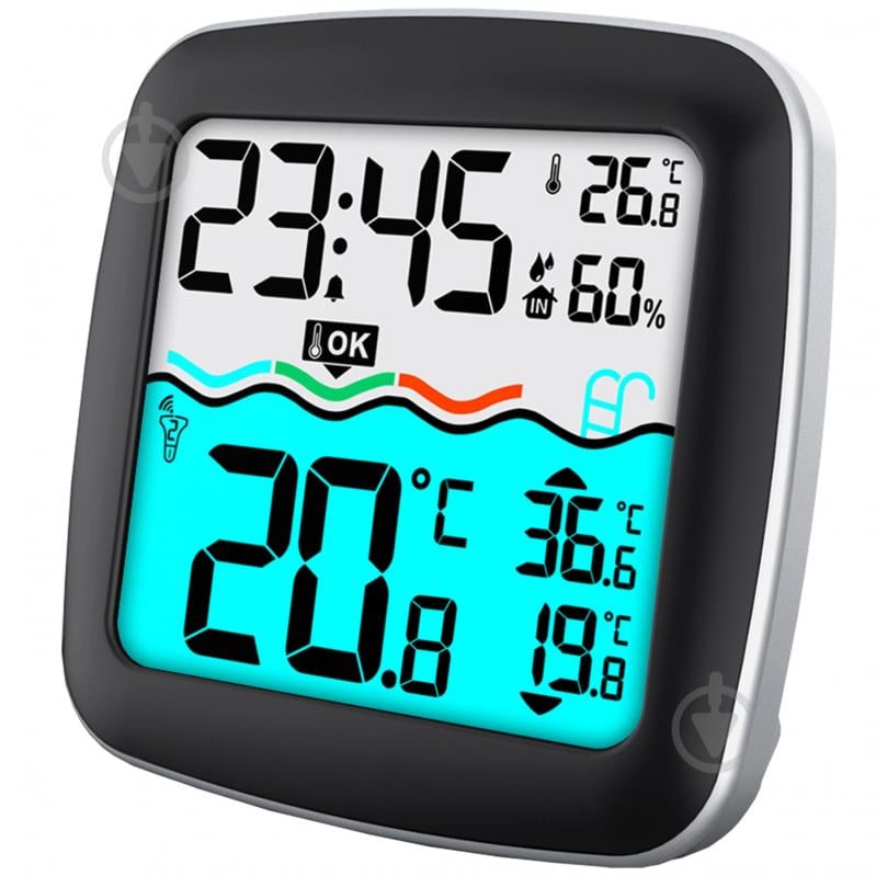 Термогигрометр Technoline Black (WS9059) - фото 3