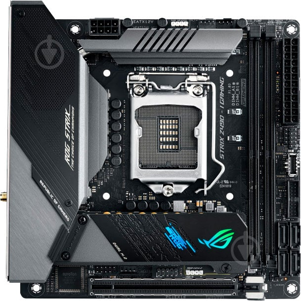 Материнська плата Asus STRIX Z490-I GAMING (Socket 1200, Intel Z490, mini ITX) - фото 1