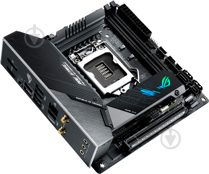 Материнська плата Asus STRIX Z490-I GAMING (Socket 1200, Intel Z490, mini ITX) - фото 6