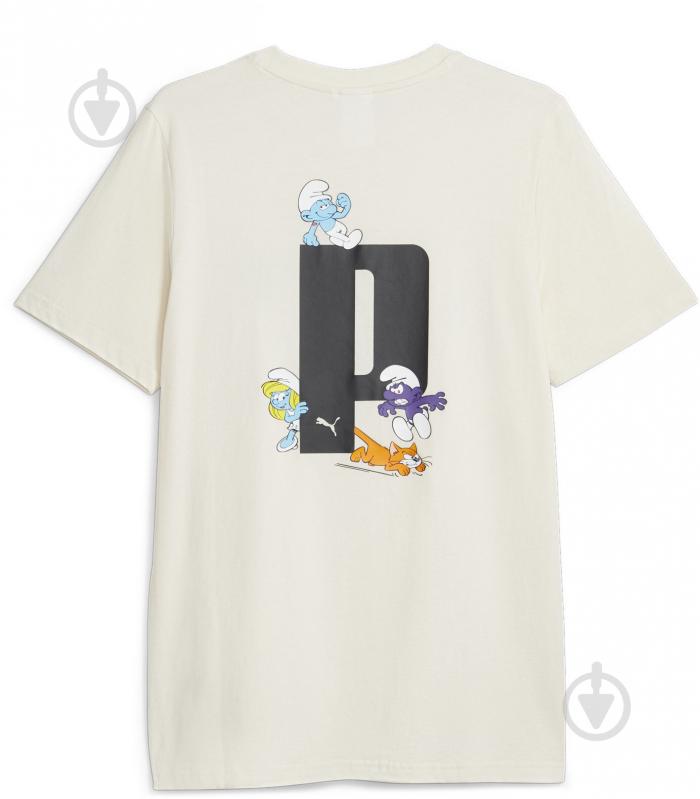 Футболка Puma PUMA X THE SMURFS GRAPHIC TEE 62218999 р.M білий - фото 2