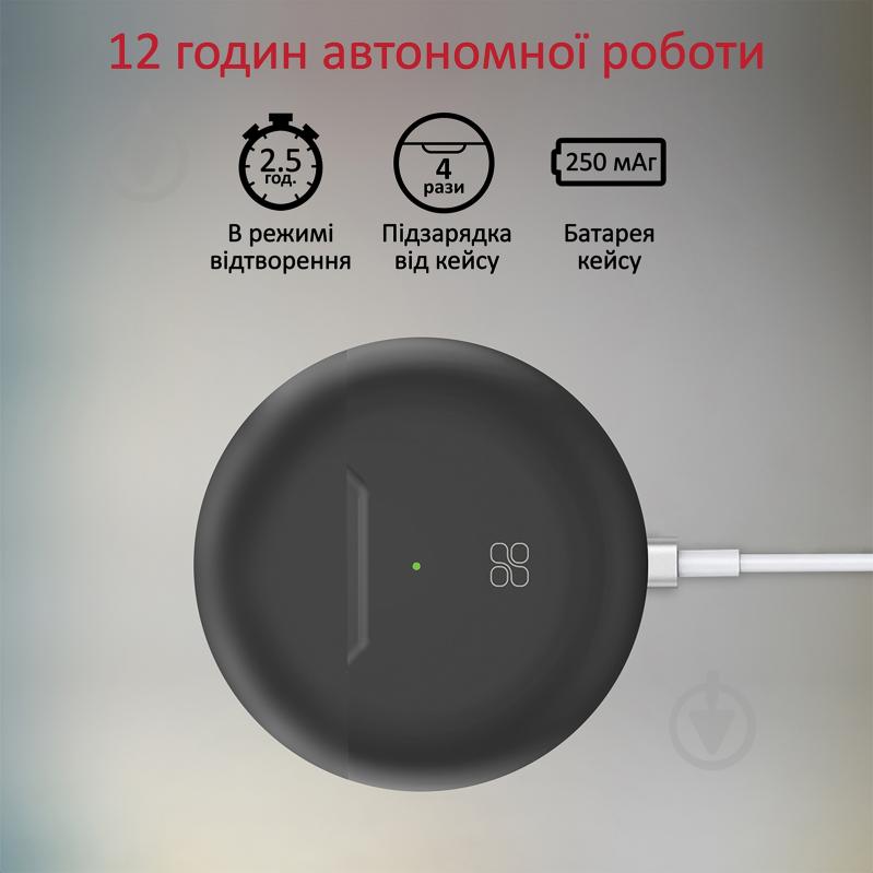 Наушники Promate Charisma-2 Bluetooth 5 black (charisma-2.black) - фото 3 Наушники Promate Charisma-2 Bluetooth 5 black (charisma-2.black) - фото 3
