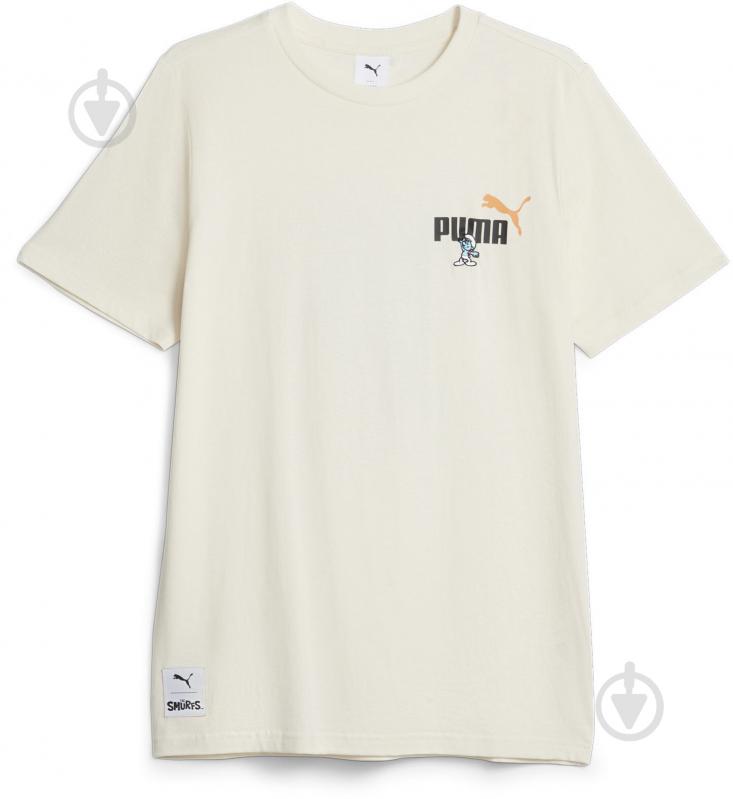 Футболка Puma PUMA X THE SMURFS GRAPHIC TEE 62218999 р.S белый - фото 1