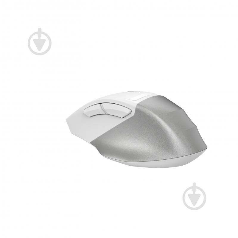 Мышка A4Tech бесшумная, BT+RF (Combo), 2000DPI silver/white (FB45CS Air) - фото 5