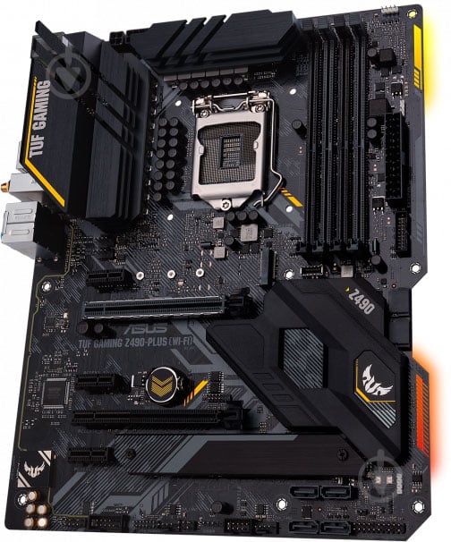 Материнська плата Asus TUF GAMING Z490-PLUS WIF (Socket 1200, Intel Z490, ATX) - фото 3