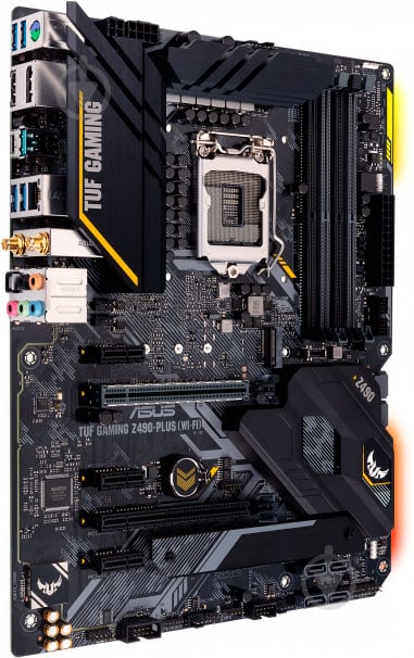 Материнська плата Asus TUF GAMING Z490-PLUS WIF (Socket 1200, Intel Z490, ATX) - фото 2