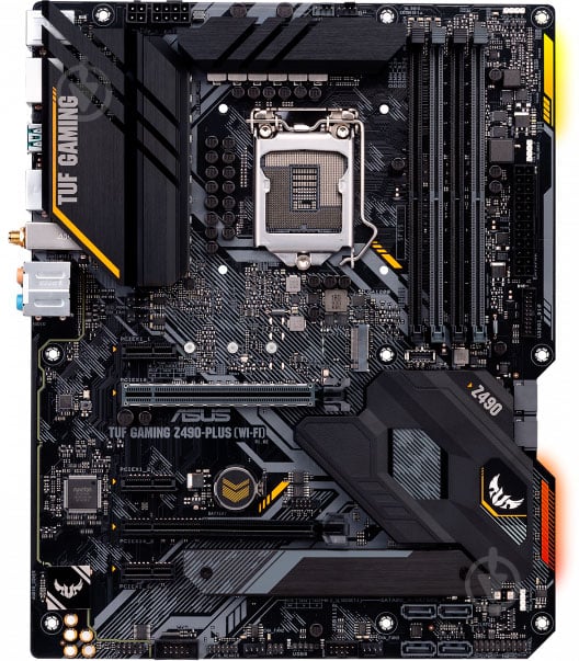 Материнська плата Asus TUF GAMING Z490-PLUS WIF (Socket 1200, Intel Z490, ATX) - фото 1