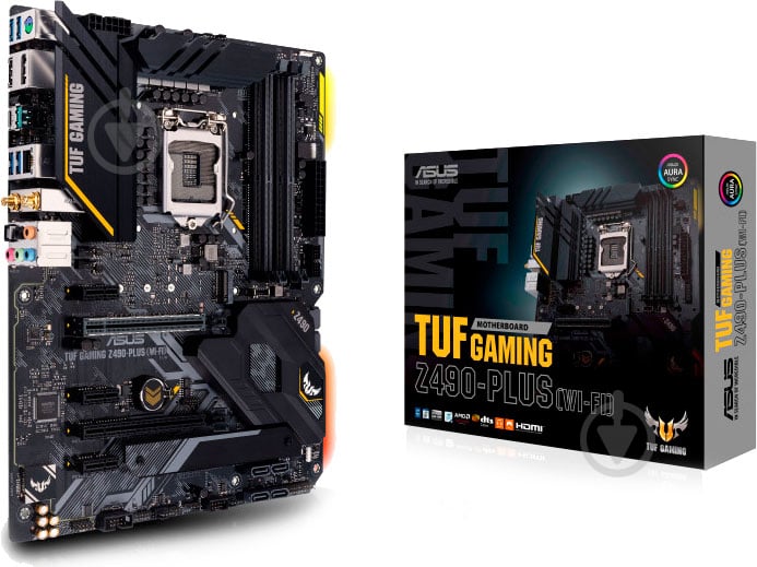 Материнська плата Asus TUF GAMING Z490-PLUS WIF (Socket 1200, Intel Z490, ATX) - фото 5