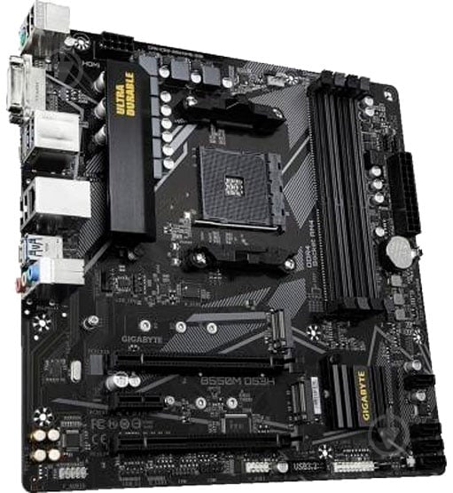 Материнська плата Gigabyte B550M DS3H (Socket AM4, AMD B550, mirco ATX) - фото 3