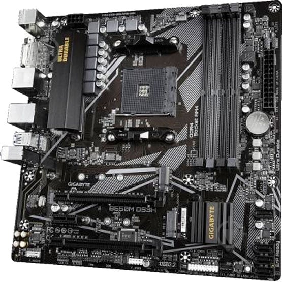 Материнська плата Gigabyte B550M DS3H (Socket AM4, AMD B550, mirco ATX) - фото 2