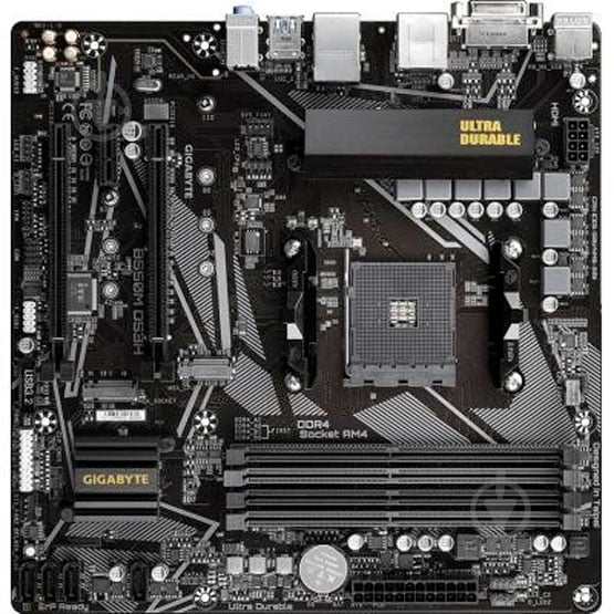 Материнська плата Gigabyte B550M DS3H (Socket AM4, AMD B550, mirco ATX) - фото 4