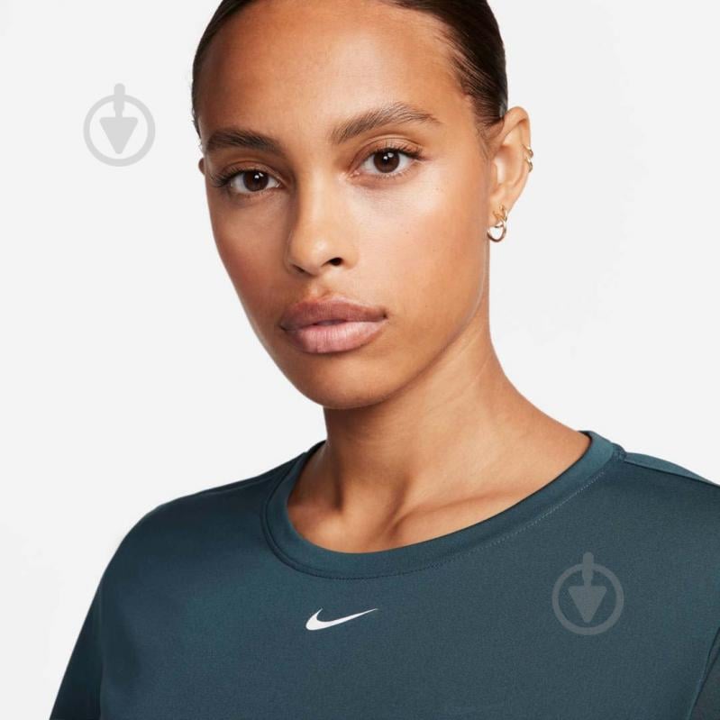 Футболка Nike W NK ONE DF SS STD TOP DD0638-328 р.M зеленый - фото 3