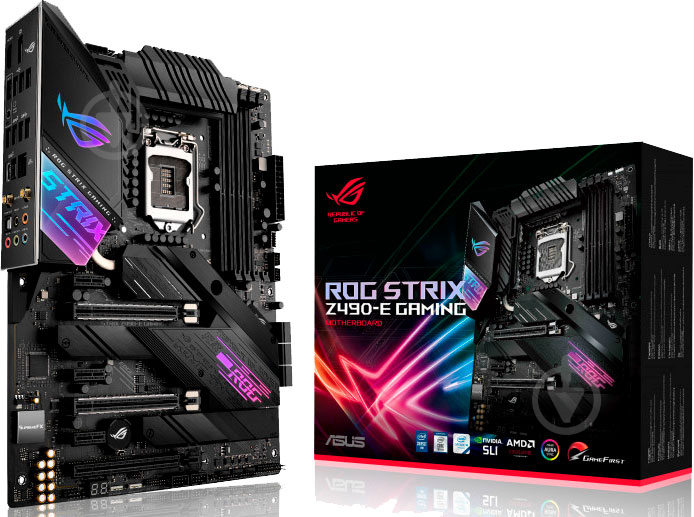 Материнська плата Asus STRIX Z490-E GAMING (Socket 1200, Intel Z490, ATX) - фото 9