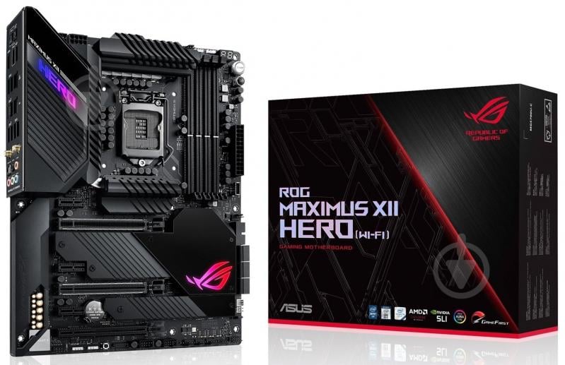 Материнська плата Asus MAXIMUS XII HERO WI-FI (Socket 1200, Intel Z490, ATX) - фото 1