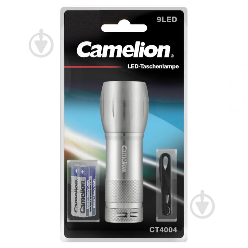 Ліхтарик Camelion CT4004 9LED aluminum torch incl 3 x R03 - фото 1