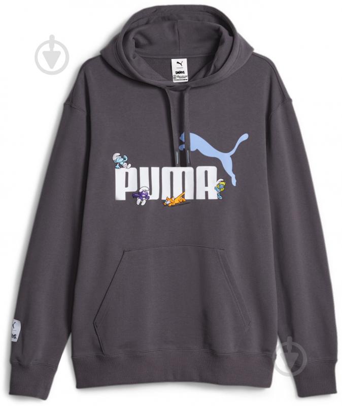 Джемпер Puma PUMA X THE SMURFS GRAPHIC HOODIE TR 62219113 р.M фиолетовый - фото 1