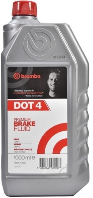 Тормозная жидкость BREMBO DOT-4 1 л (BML04010) - фото 1