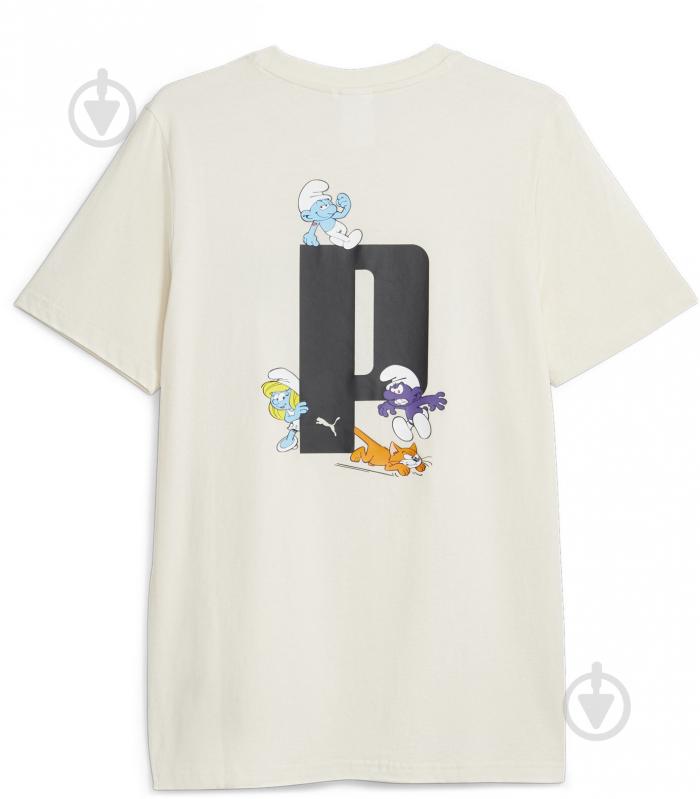 Футболка Puma PUMA X THE SMURFS GRAPHIC TEE 62218999 р.XL білий - фото 2