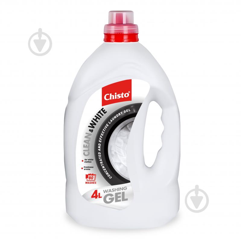 Гель для машинной стирки Chisto Clean & White 4 л - фото 1