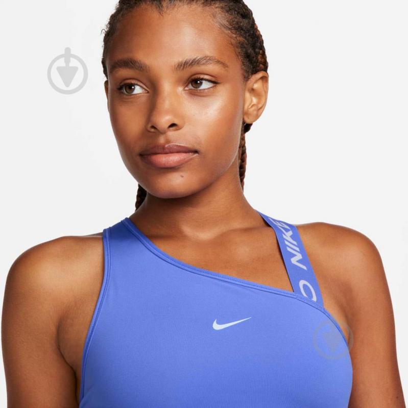 Бра Nike W NP DF SWSH ASYMMETRIC BRA DM0570-413 р.XL голубой - фото 4