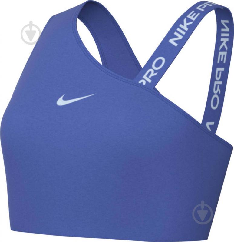 Бра Nike W NP DF SWSH ASYMMETRIC BRA DM0570-413 р.XL голубой - фото 7