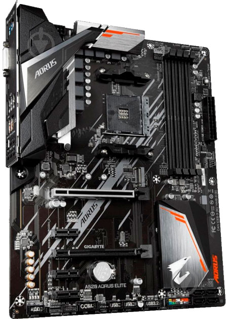 Серверна материнська плата Gigabyte A520 AORUS ELITE (Socket AM4, AMD A520, ATX) - фото 3