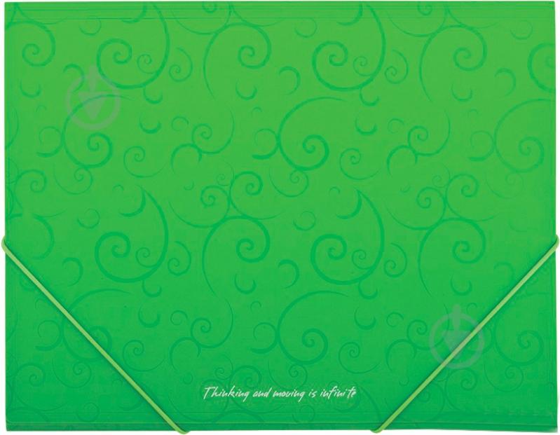 Папка на резинці А5 Barocco салатова Buromax BM.3902-15 - фото 1 Папка на резинці А5 Barocco салатова Buromax BM.3902-15 - фото 1