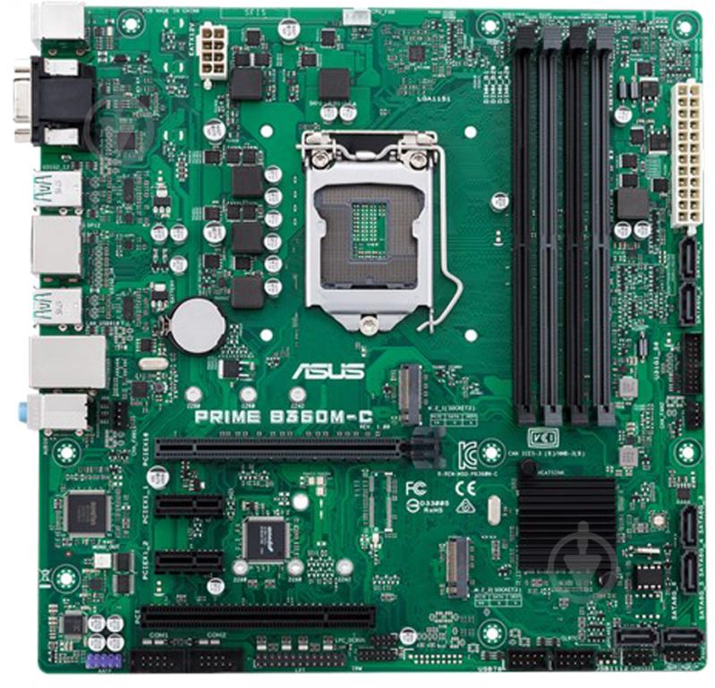 Материнська плата Asus PRIME B360M-C/CSM (Socket 1151, Intel B360, mirco ATX) - фото 2