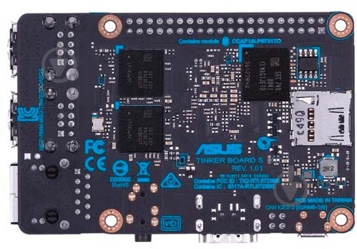 Материнська плата Asus TINKER BOARD/2GB (Integrated CPU, SoC, ) - фото 5 Материнська плата Asus TINKER BOARD/2GB (Integrated CPU, SoC, ) - фото 5