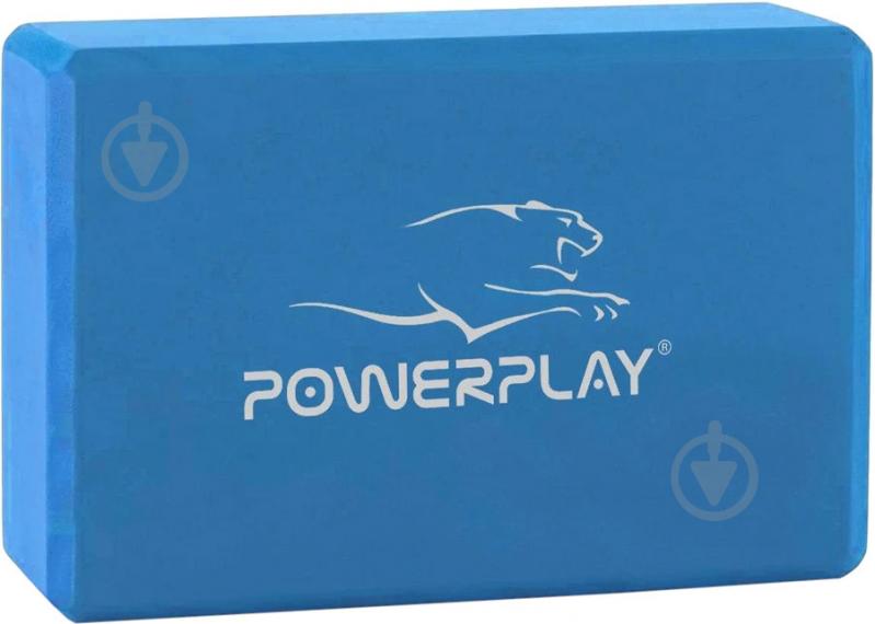 Блок для йоги PowerPlay PP_4006_Blue_Yoga_Brick синий - фото 1