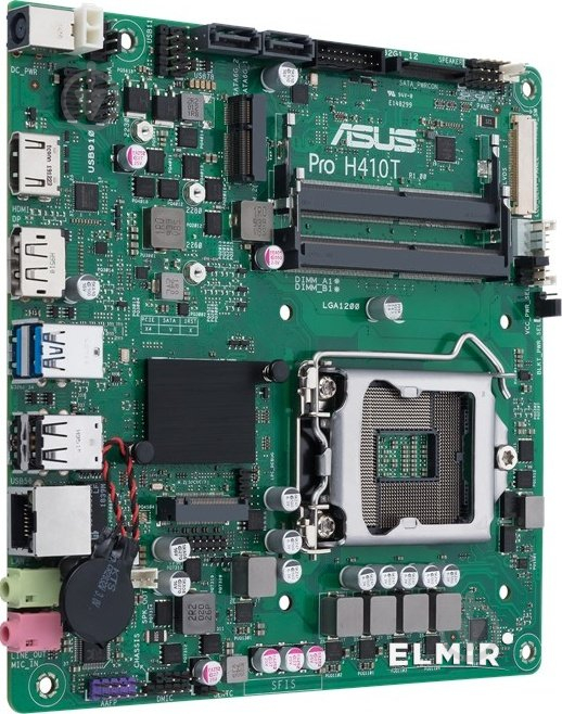 Материнська плата Asus PRO H410T/CSM (Socket 1200, Intel H410, mirco ATX) - фото 1