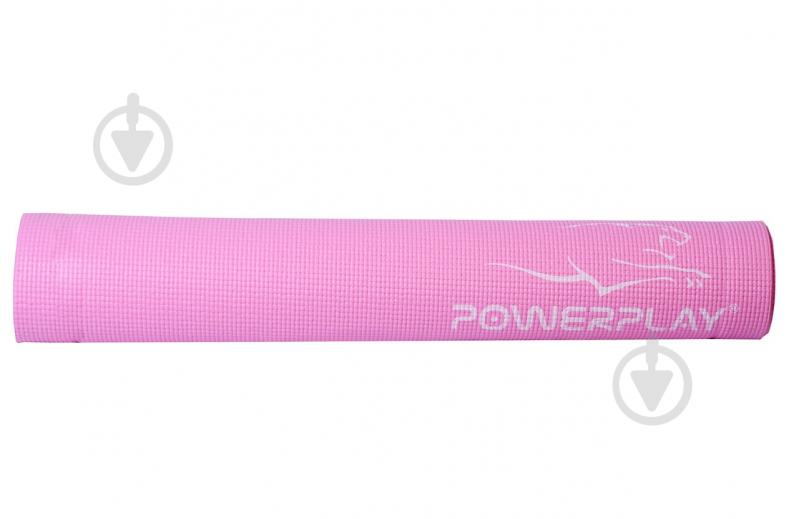 Коврик гимнастический PowerPlay 1830х610х4 мм PP_4010 розовый - фото 4