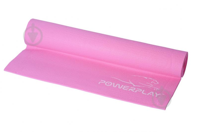 Коврик гимнастический PowerPlay 1830х610х4 мм PP_4010 розовый - фото 3