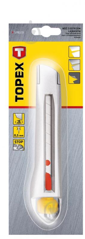 Нож Topex 17B103 - фото 2