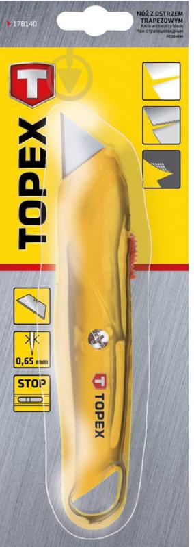 Нож Topex 17B140 - фото 2