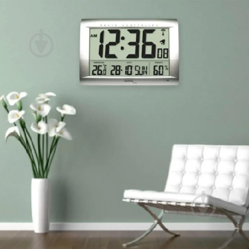 Часы настенные Silver (WS8009) Technoline - фото 3