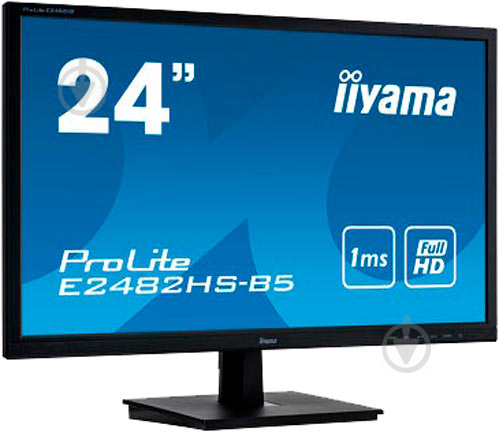 Монитор Iiyama ProLite 24" (E2482HS-B5) - фото 2