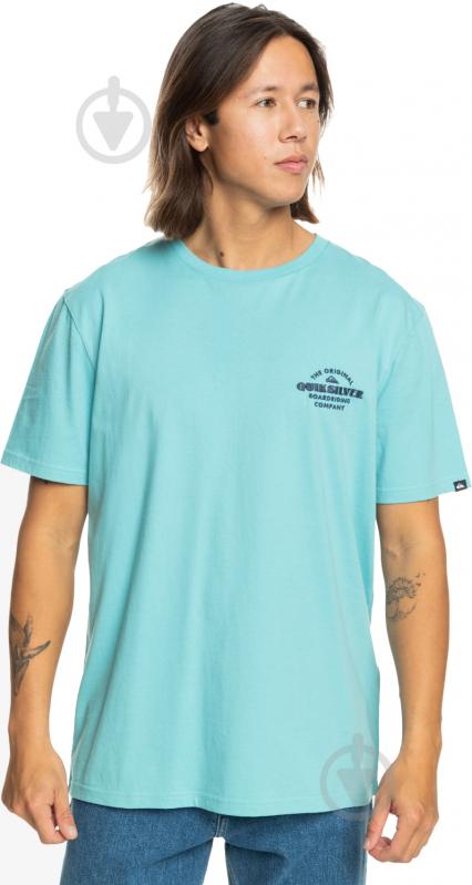 Футболка Quiksilver TRADESMITH SS EQYZT07659-BHA0 р.XL голубой - фото 1