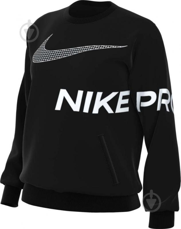 Свитшот Nike W NK DF GT FT GRX CREW DX0074-010 р.S черный - фото 7