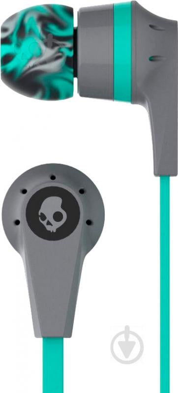 Гарнитура SKULLCANDY INKD 2.0 W/MIC 1 (S2IKJY-528) grey/mint - фото 2