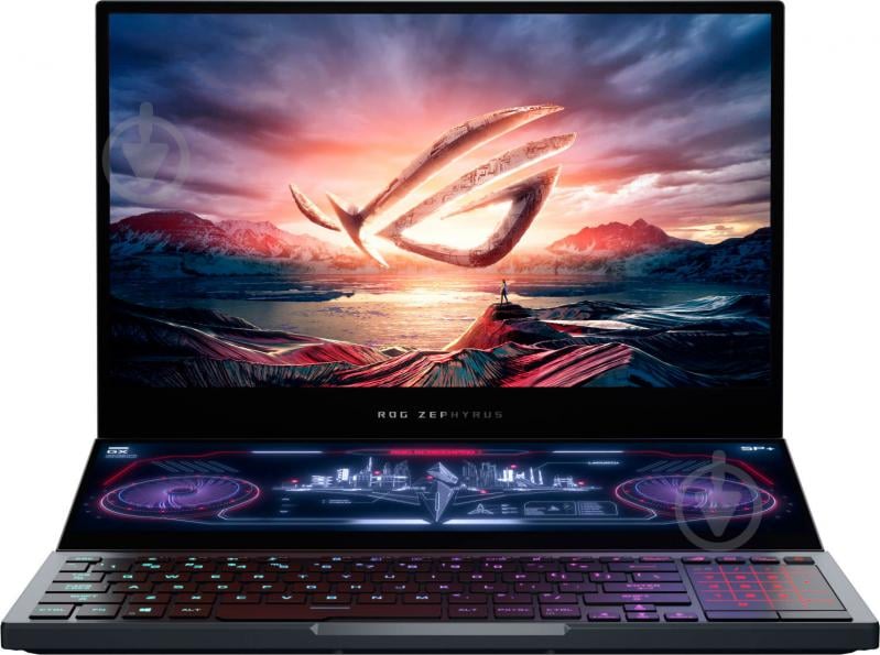 Ноутбук Asus ROG Zephyrus Duo 15 GX550LWS-HF096T 15,6" (90NR02Y1-M02210) metal grey - фото 1